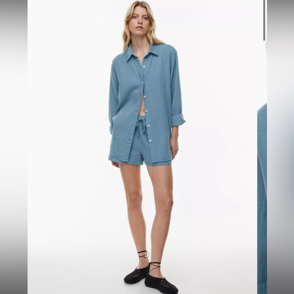 Aritzia Wilfred Sail shirt